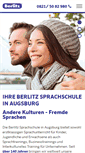 Mobile Screenshot of berlitz-augsburg.de